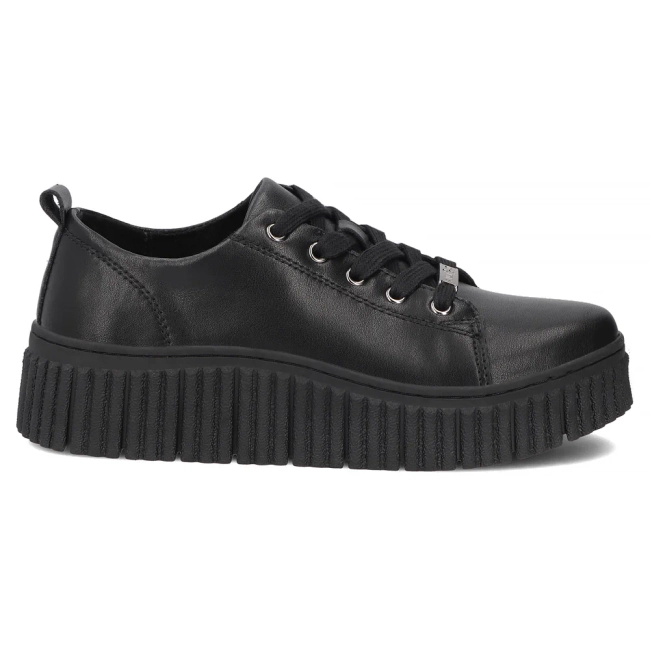 Leather sneakers Filippo DP8337/26 D BK black