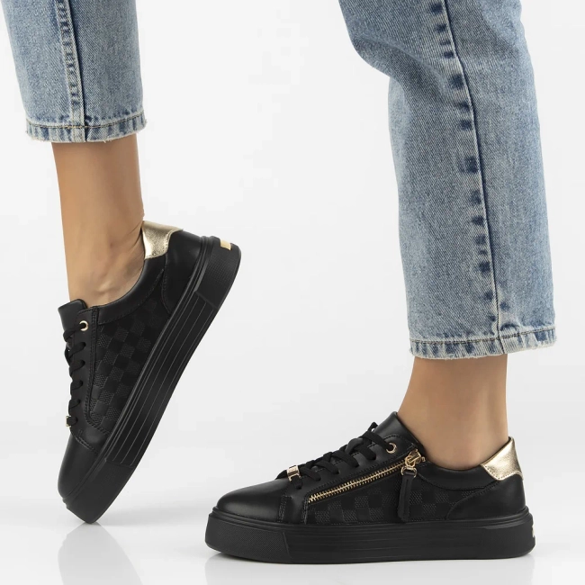 Leather shoes Filippo DP7493/25 BK black