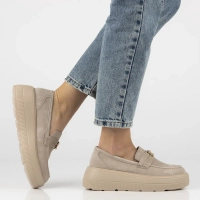 Leather shoes Filippo DP6844/25 BE beige