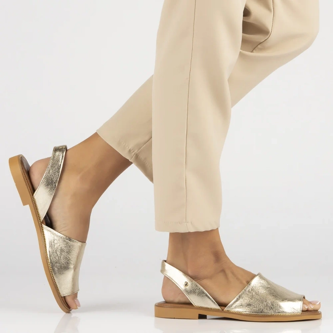 Leather sandals Filippo 40327 gold