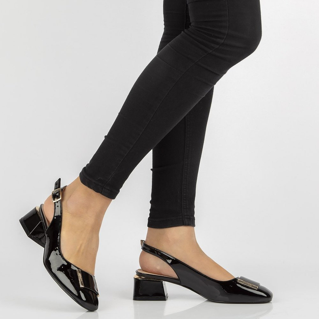 Heeled pumps FILIPPO DP2086/21 BK black