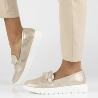 Leather shoes Filippo DP4553/23 BE beige