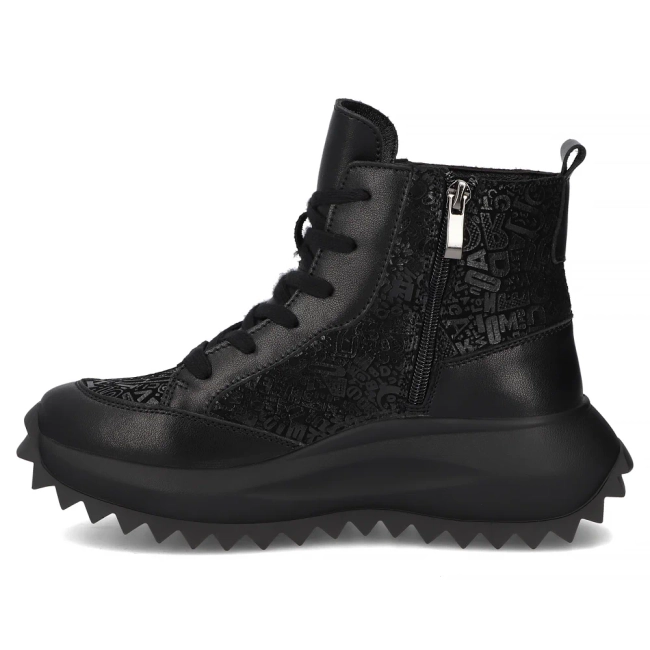 Leather ankle boots Filippo DBT7138/25 BK black