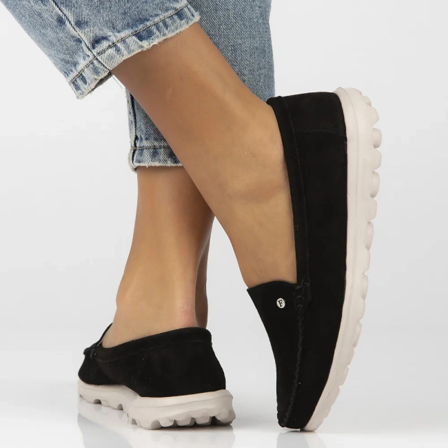 Leather loafers Filippo DP6751/25 BK black