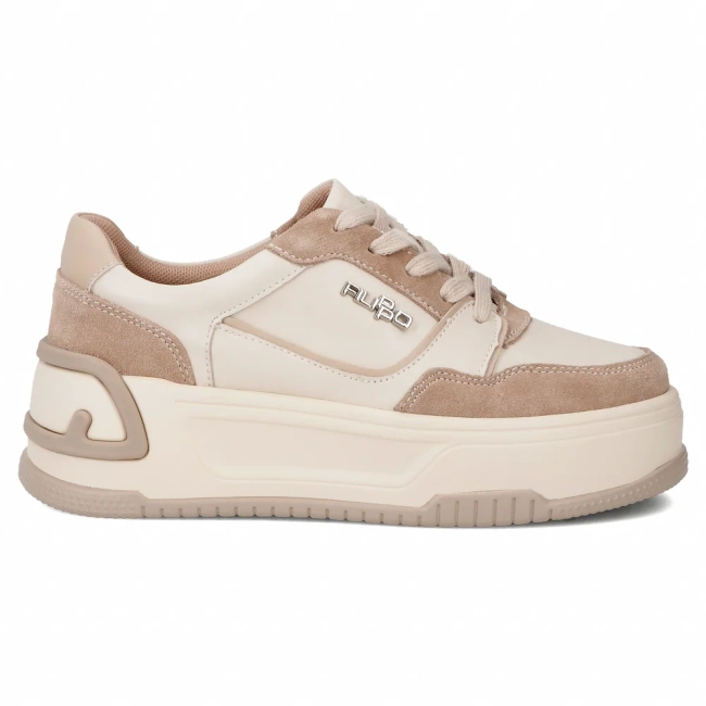 Leather sneakers Filippo DP7116/25 BE Beige