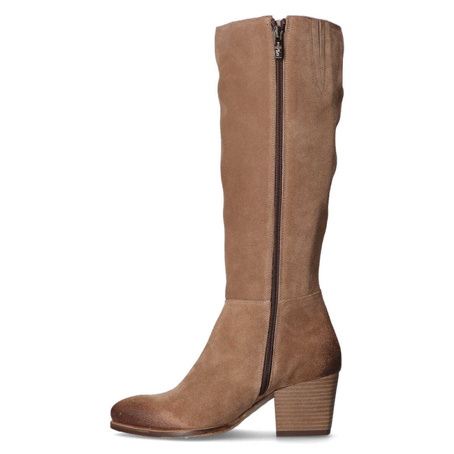 Filippo Boots 70109 velor taupe