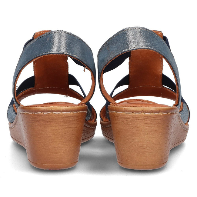 Leather sandals Artiker 46C2391 blue