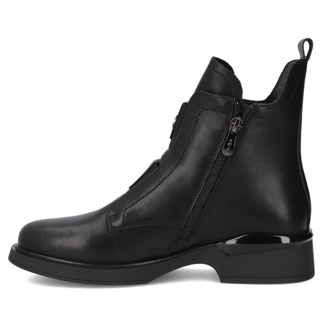 Leather ankle boots Filippo DBT7219/25 BK black