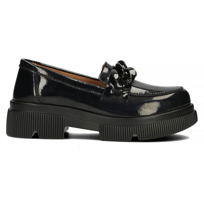 Leather shoes Filippo DP4156/22 BK black