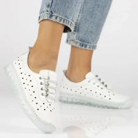 Leather shoes Artiker 54C0334 white