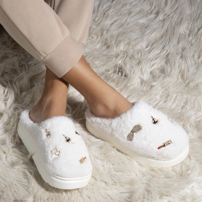 Slippers Filippo DK7478/25 WH white