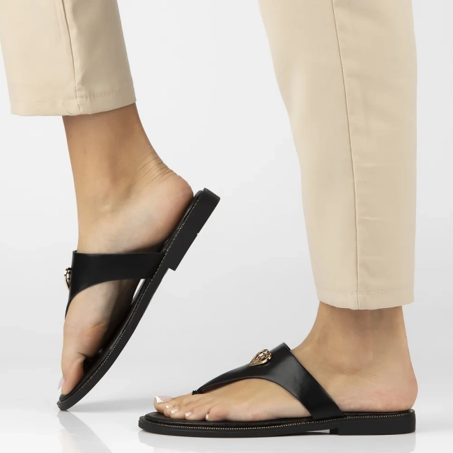 Slippers Filippo DK6976/25 BK black