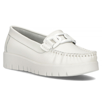 Leather loafers Filippo DP3334/22 WH white