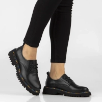 Skórzane półbuty Filippo DP8341/26 BK czarne