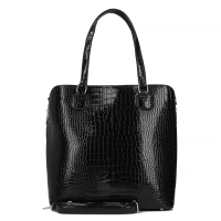 Czarna torebka shopper cary-all