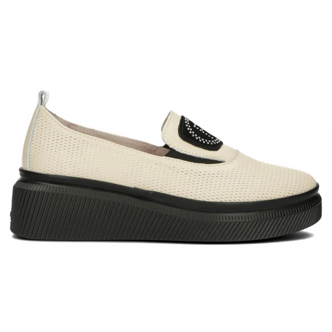 Leather shoes Filippo DP4572/24 BE beige