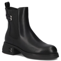 Leather ankle boots Filippo DBT7195/25 BK black