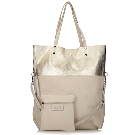 Handbag Toscanio Shopper Leather C29 creamy gold