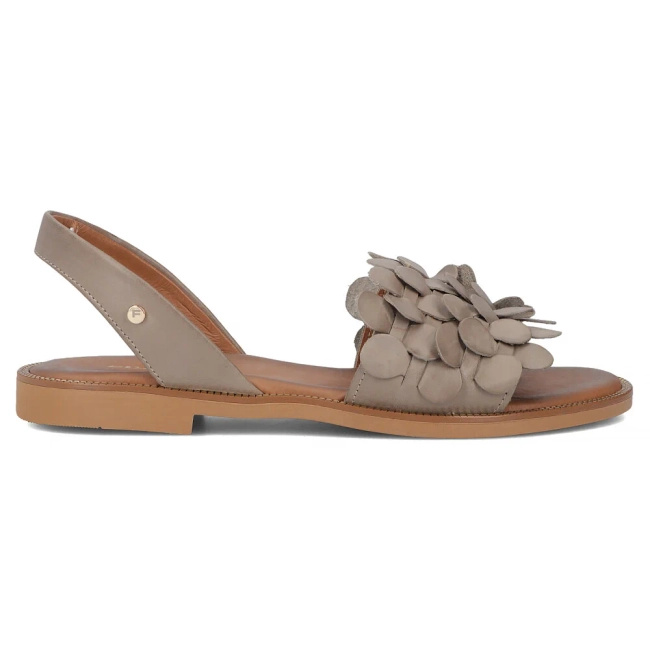 Leather sandals Filippo 40425 taupe