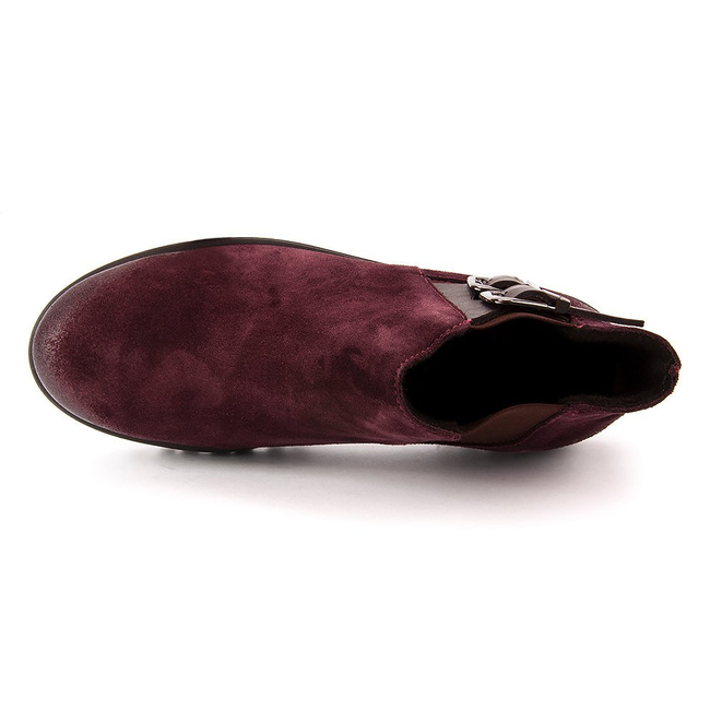 Botki Lemar 60074 W.BORDO+CZEKOLADA