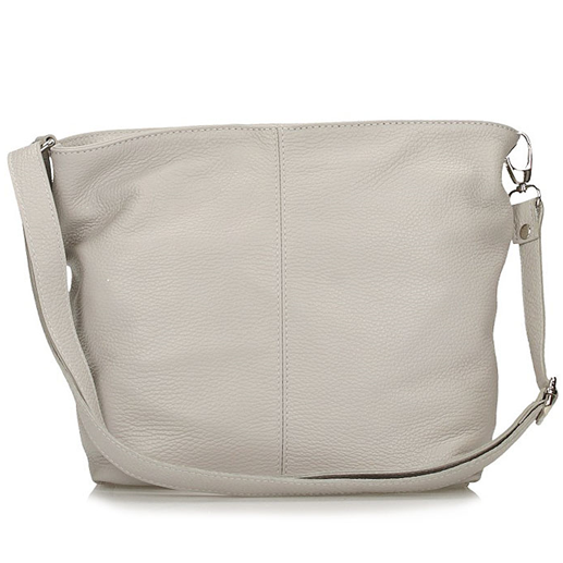 Handbag Toscanio Messenger Bag Leather 211 light grey