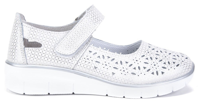 Półbuty Filippo DP640/19 WH white