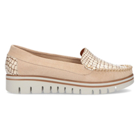 Leather loafers Filippo 10118 beige
