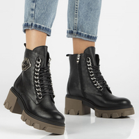 Filippo leather boots 60376 black