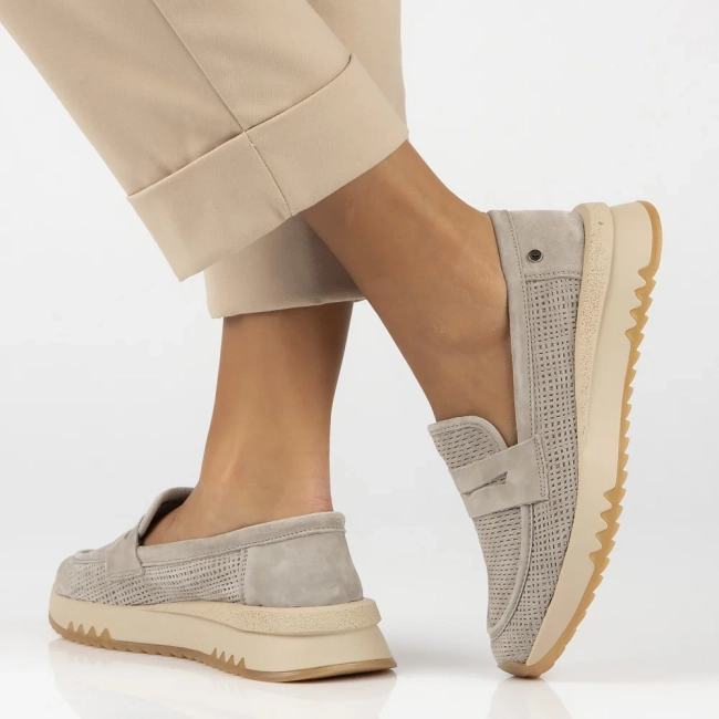 Leather shoes Filippo DP6748/25 BE beige