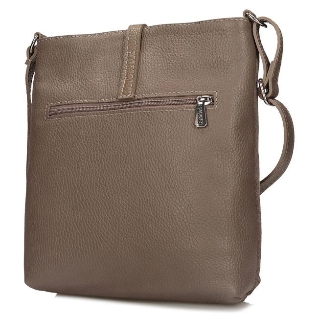 Leather handbag Toscanio A88 beige