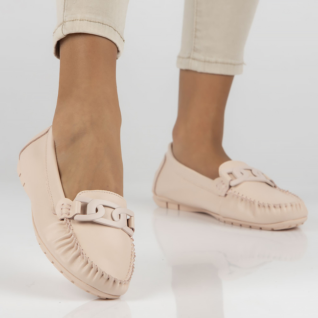 Leather loafers Filippo DP4547/23 PI pink