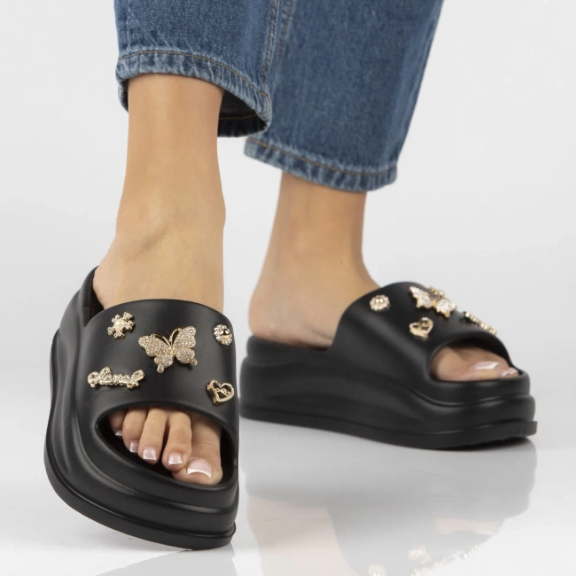 Slippers Filippo DK7913/26 BK black