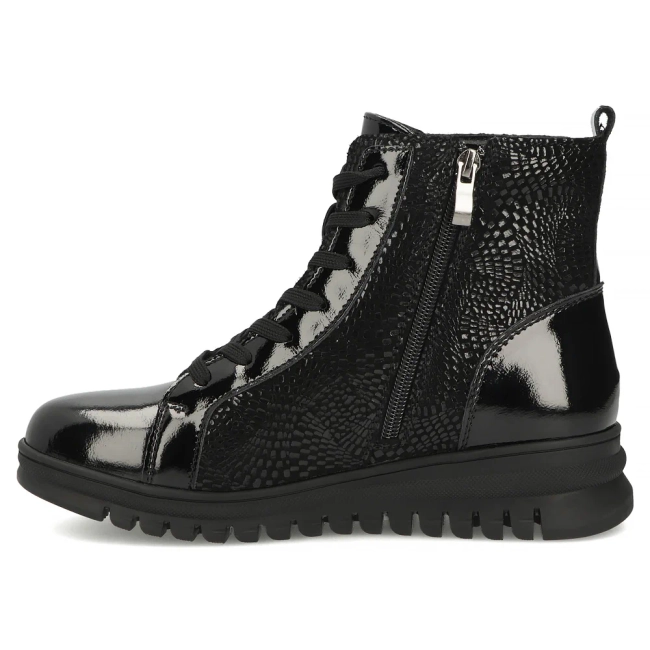 Leather ankle boots Filippo DBT8073/26 BK L black