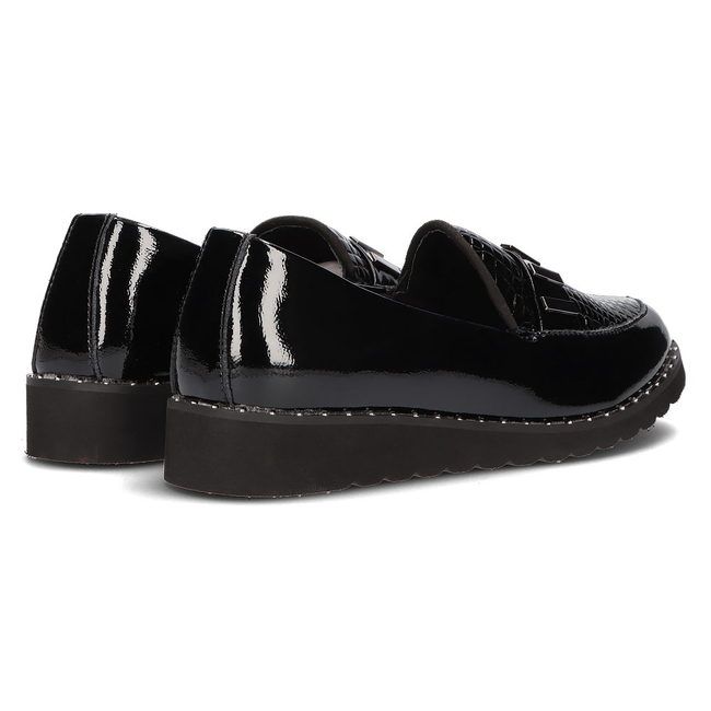 Leather loafers Filippo DP1515/21 BK L black