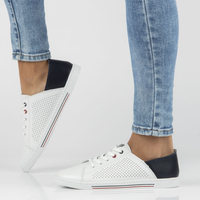 Leather shoes Filippo DP4592/23 WH white