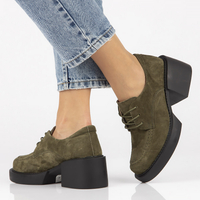 Leather shoes Filippo DP4919/23 KH khaki