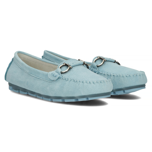 Leather loafers Filippo DP3613/22 BL blue
