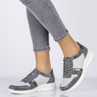 Leather shoes Filippo DP1389/20 WH GR Grey