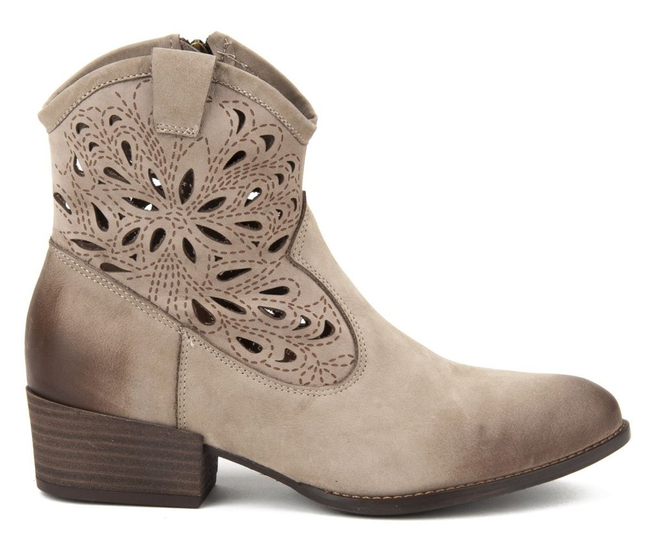 Booties Exbut 69-5791-M78/0PN/1G grey nubuck