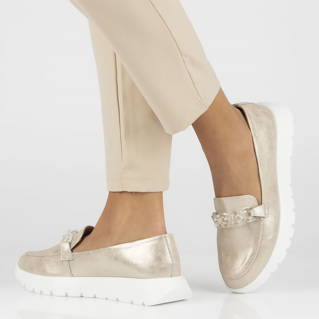 Leather shoes Filippo DP4553/23 BE beige