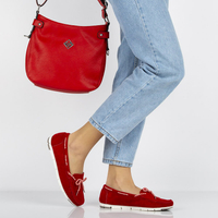 Leather shoes Filippo DP1403/20 RD red