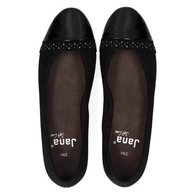 Półbuty Jana 8-22166-23 Black