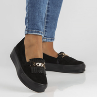 Leather shoes Filippo DP3532/22 BK black