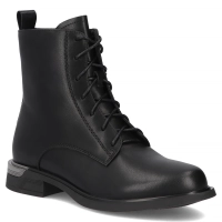 Leather ankle boots Filippo DBT7193/25 BK black