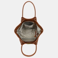 Jasnobrązowa torebka prime clasp