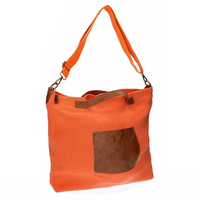 Handbag Paolo Bags K-6216 Orange