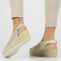 Sandały Filippo DS1249/20 SI srebrne