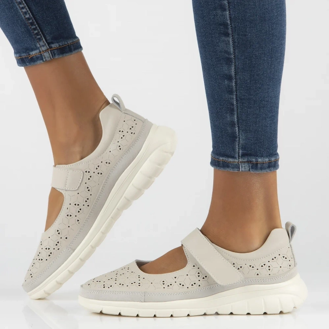 Leather shoes Filippo DP6073/24 BE beige