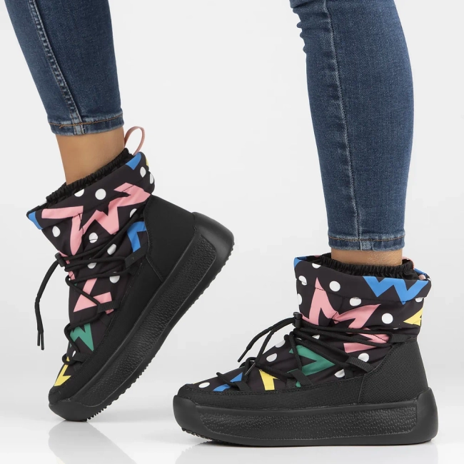 Filippo snow boots with membrane DBT6652/24 MLT multicolor