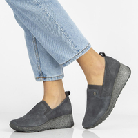 Leather Sneakers Filippo DP1500/21 GR gray